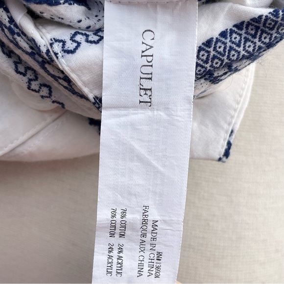 CAPULET for REVOLVE ~ Button-Front Sailor Style Striped Wide Leg Pants ~ Medium - Picture 6 of 8